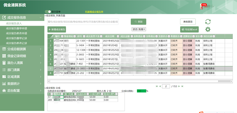 广东省某房地产中介公司佣金清算结算系统与票据中介业务融合方案